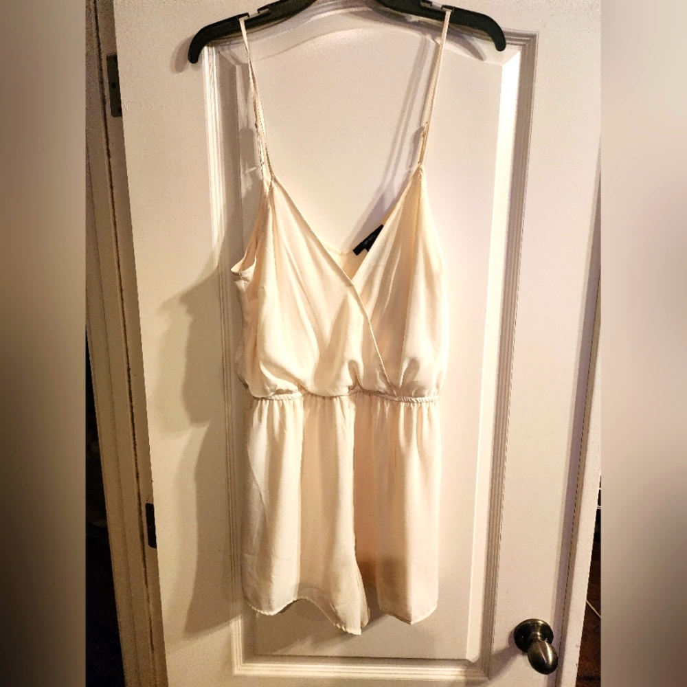 Forever 21 Cream Romper